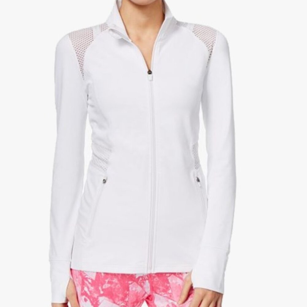 Ideology Lightweight Performance White Jacket Mes… - image 1